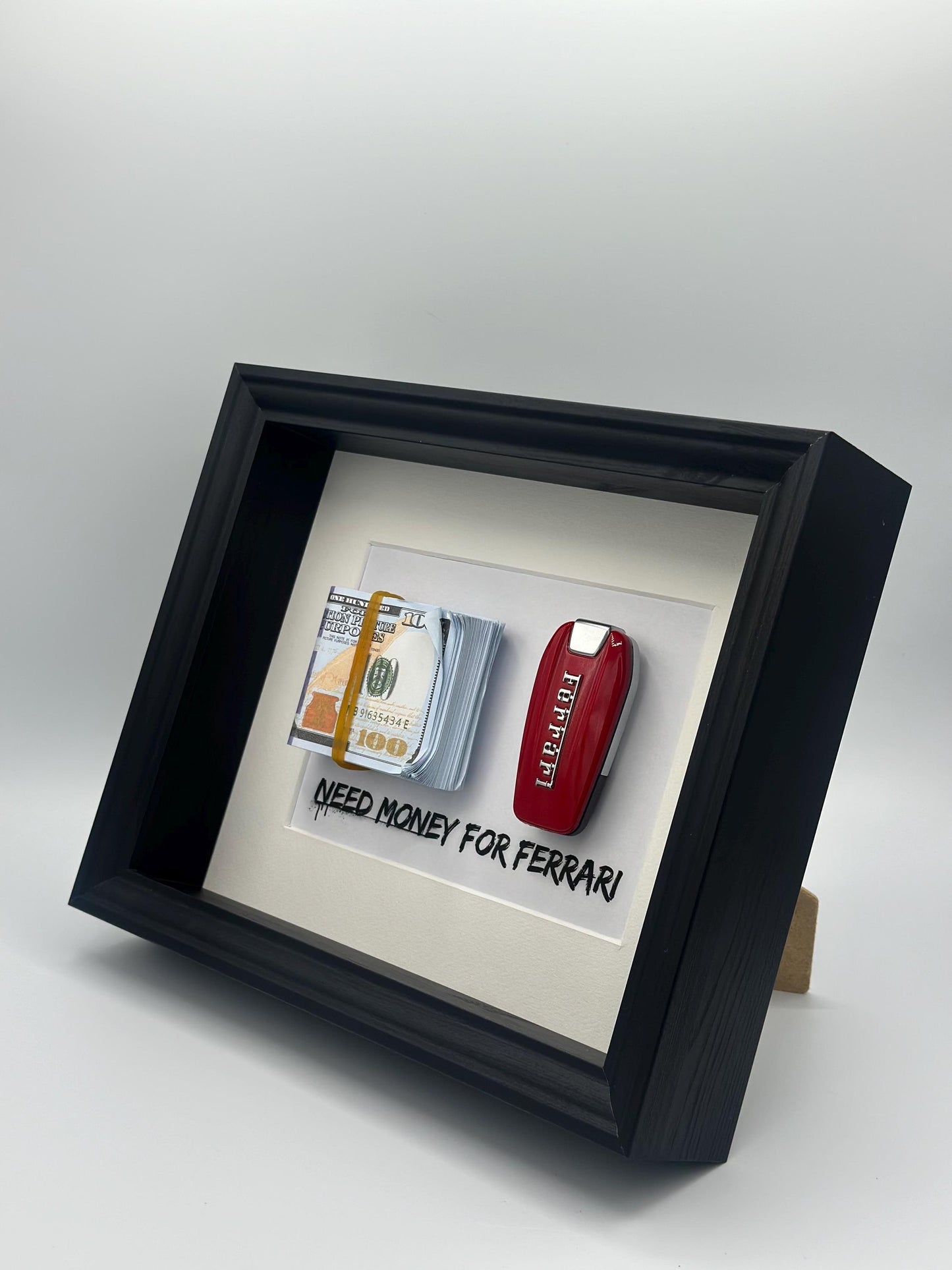 Ferrari 488 GTB Bilderrahmen Motivationsrahmen Wanddeko Hustler