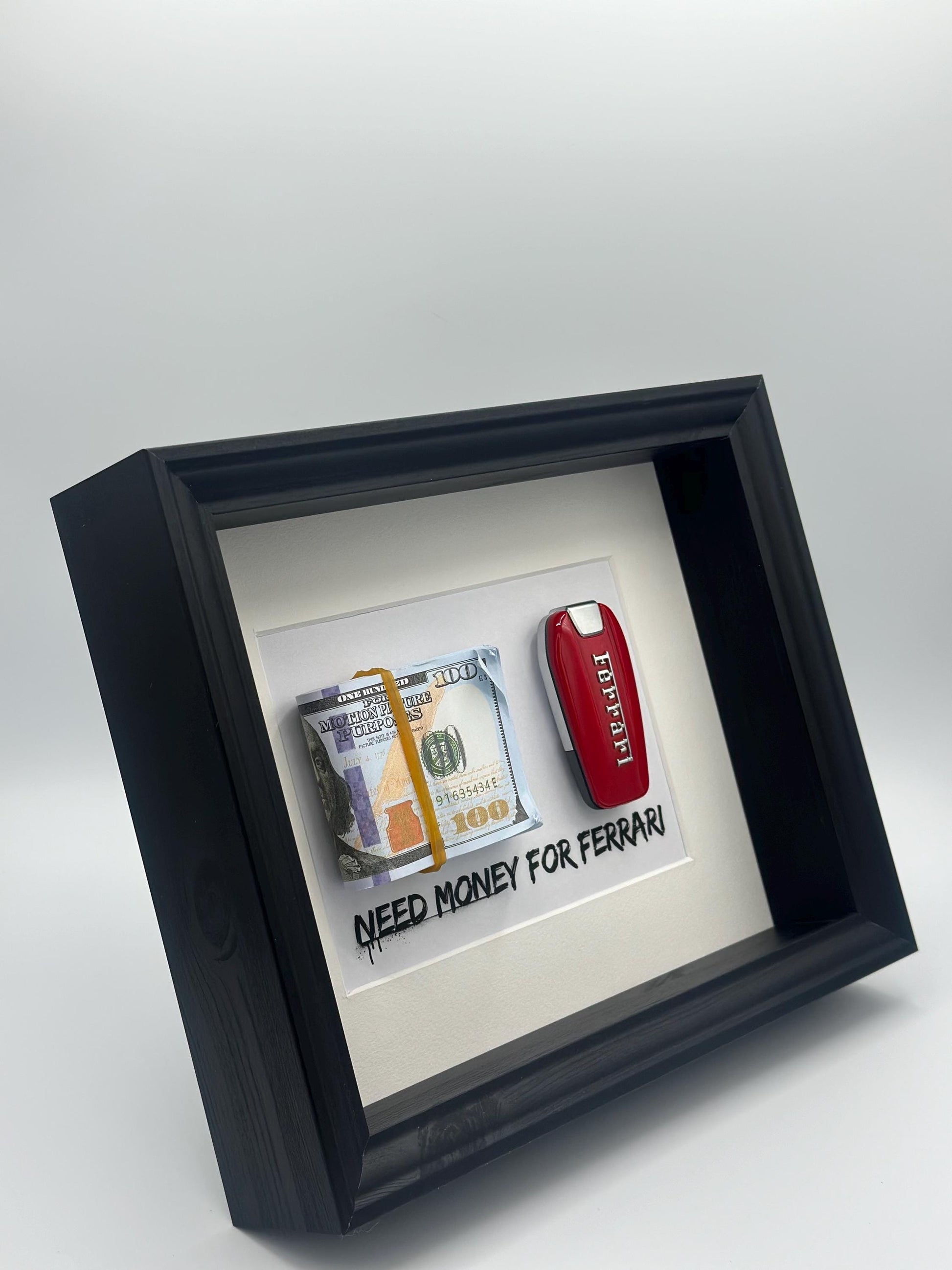 Ferrari 488 GTB Bilderrahmen Motivationsrahmen Wanddeko Hustler